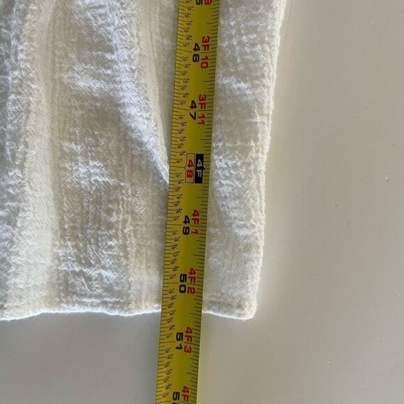 Miguelina Honeymoon Collection White Gauze Swim Coverup Size Small - Picture 7 of 8